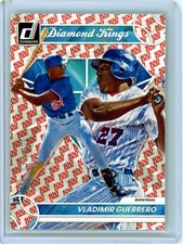 * VLADIMIR GUERRERO * 2023 DONRUSS DIAMOND KINGS 100 EMOJI PARALLEL SERIAL # 100
