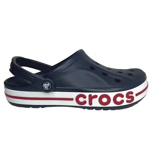 Crocs Bayaband Mens Slip-on Clog Size 10 Navy Blue Water Friendly Lightweight - Picture 1 of 14