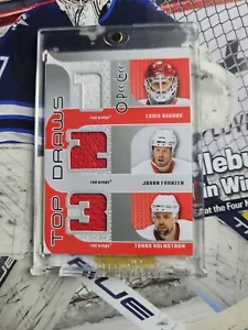 2009-10 OPC Top Draw Jerseys #TJ-HTOWN Osgood, Franzen and Holstrom - Picture 1 of 2