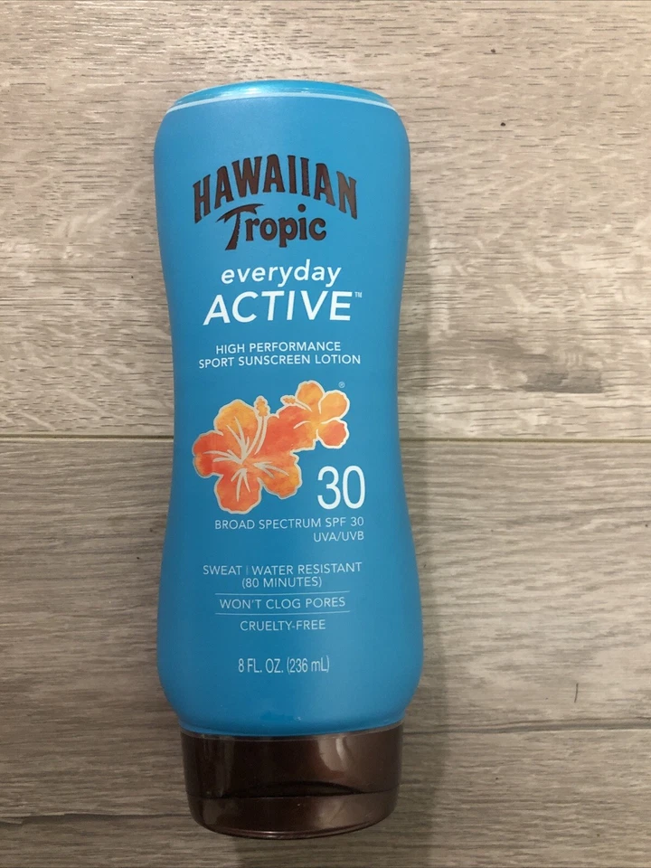 Loción Hawaiian Tropic Island Every Active FPS 30- 8 fl oz (236 ml) caducidad: 09/2024 Foto 1 de 1