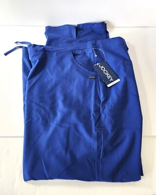 Jockey 女式大码磨砂易护理针织腰裤银河蓝色 2X 码 — 第 1/4 张图片