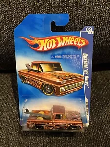 Hot Wheels Rebel Rides 2009 PERSONALIZZATO '62 CHEVY marrone con raggi neri OH5 - Foto 1 di 8