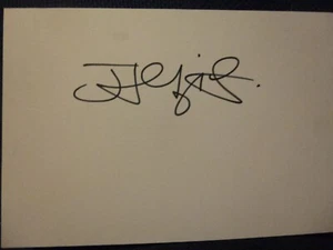 West End actress & singer Rent JESSICA TEZIER hand signed card - Picture 1 of 1