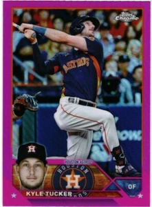 2023 TOPPS CHROME PINK REFRACTOR # 6 KYLE TUCKER - HOUSTON ASTROS - Picture 1 of 2