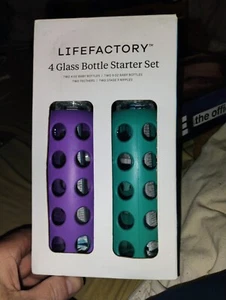 Lifefactory Glass Baby Bottle Starter Set - Picture 1 of 1