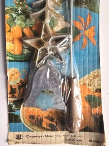 1973 Vintage Christmas Patty Shell Timbale Set Directions Chadwick Miller Tree NOS  - Bild 1 von 5