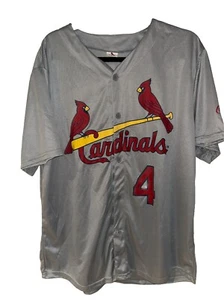 Yadier Molina St. Louis Cardinals Jersey SGA Grey XL - Picture 1 of 5