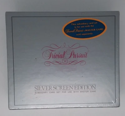 Trivial Pursuit Silver Screen Edition No. 8. Subsidiary Card Set NOS in Plastic - Image 1 of 4