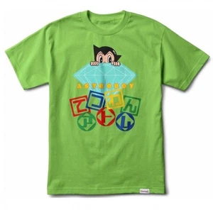 New Diamond Supply Co. Astro Boy Green Mens T Shirt Size MEDIUM RDAM-615 - Picture 1 of 2