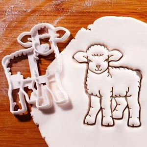 Lamb Cookie Cutter Sheep Easter Farm Baby Shower Baking Gift Nativity Animals - Picture 1 of 5