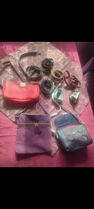 Taschen Riemen Taschengurt lila rot blau Nylon Leder - Bild 1 von 12