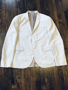 Men’s Blazer Topman Size 46 Sport Cream/ivory - Picture 1 of 6