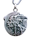 Médaille, pendentif en argent " Vercingétorix / Gallia " (Becker)