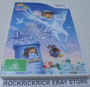 NINTENDO WII GAME DORA SAVES THE SNOW PRINCESS GAME INCLUDES MANUAL PAL - Bild 1 von 2