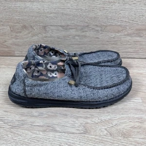 Zapatillas Hey Dude Wendy Tejidas Cinder Para Mujer Talla 9 Gris - Imagen 1 de 10