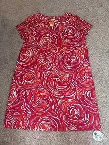 NWT Jude Connally L Large Ella Rose Garden Berry Dress Short Sleeve $178 - Picture 1 of 5