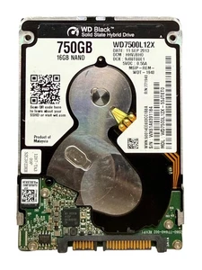 WD 750GB Laptop HDD 2.5" 7200RPM SATA 6Gb/s 16MB Cache WD7500L12X - Picture 1 of 2