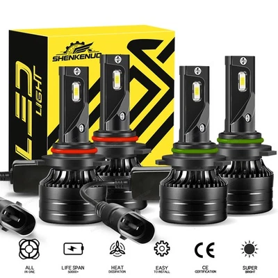 Lâmpadas brilhantes 6000K para Pontiac Grand Prix 2004-2008 farol de LED feixe alto baixo - Imagem 1 de 4