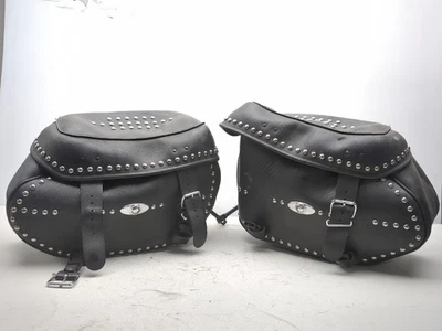 05-09 Harley Softail Heritage Classic FLSTCI Alforja Maleta Juego Par Foto 1 de 4