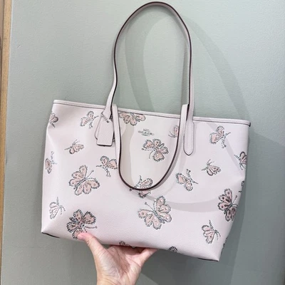 Coach City Tote Bag With Butterfly Print  CCE93 - Image 1 of 4