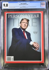 ⭐️DONALD TRUMP - TIME MAGAZINE - PERSON OF THE YEAR 2024 - CGC 9.8🔥 - Picture 1 of 4