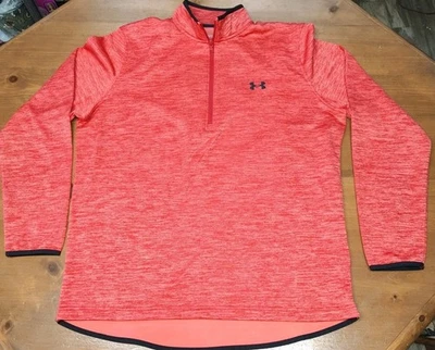 Мужской флисовый пуловер LG Under Armour Cold Gear на четверть молнии 1357145 красный U - Изображение 1 из 4