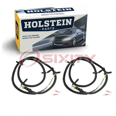 2 pc Holstein Rear ABS Wheel Speed Sensor Harness for 2003-2007 Cadillac CTS kw - Image 1 of 4