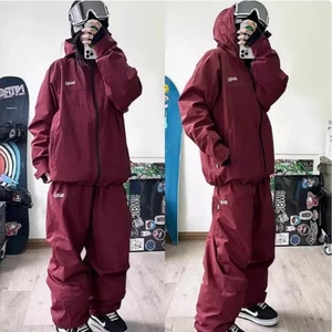 John Snow 2025 Loose Skianzug Set Herren Damen Wasserdicht Snowboard Jacke Hose - Bild 1 von 17
