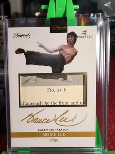 50TH Anniversary Keepsake Edition Bruce Lee Laser Signapatch Relic #12/50 - Picture 1 of 4