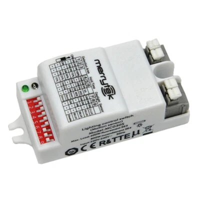 L03C MC030S-L Merrytek Mikrowellen Bewegungssensor Ein/Aus Funktion 220-240V AC - Bild 1 von 4