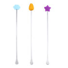 3 Pcs Stirring Rod Stainless Steel Baby Acrylic Drink Stirrers