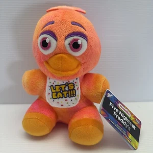 Five Nights At Freddys FNAF Tie Dye Chica Plush Funko 7 In. Plushie New With Tag - Picture 1 of 6