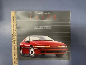 Folleto original de ventas de concesionario Plymouth 1990 láser de lujo 90 RS turbo 20 páginas - Imagen 1 de 7