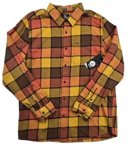 VOLCOM Men's CADEN PLAID L/S Flannel Shirt -2XL - NWT - Picture 1 of 6