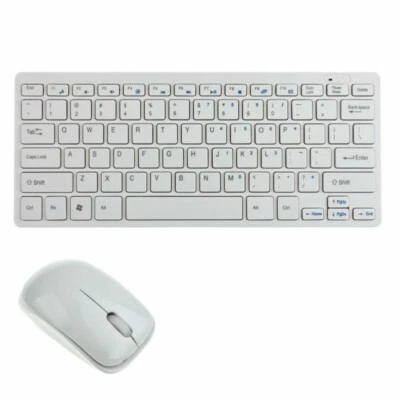 KIT TASTIERA E MOUSE MINI WIFI WIRELESS PER PC 2.4GHz KEYBOARD USB SENZA FILI