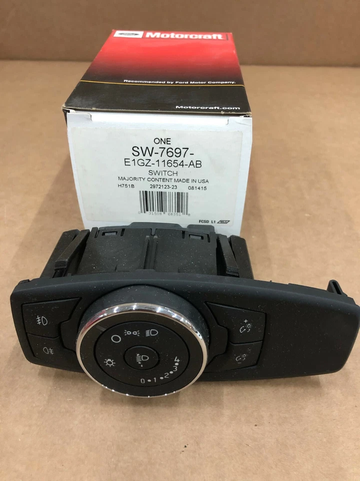 NUEVO INTERRUPTOR DE FAROS MOTORCRAFT SW-7697 PARA FORD EDGE SE SEL TITANIO 2016-2018 Foto 1 de 4