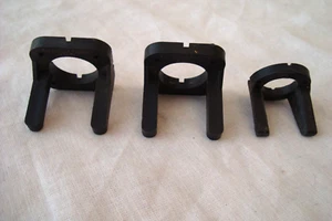 VINTAGE MODEL RC AIRCRAFT MOTOR MOUNTS, 19-30 & 09-19 MADE BY RADIO ACTIVE, VGC - Picture 1 of 4