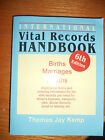 United States And International Vital Records Handbook Genealogy