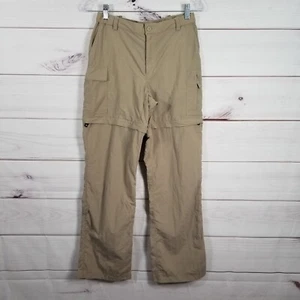 The Northface Convertible Hiking Pants Womens S Brown Elastic Waist Drawstring. - Picture 1 of 13