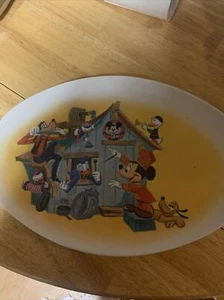 Mickey Mouse Club MELMAC Platter OVAL PLATE Melamine 12" x 8 1/4" Vintage DISNEY - Picture 1 of 4