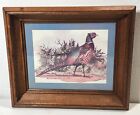 Vintage Framed Picture Artwork Fall Autumn Decor By Gregory F. Messier 13