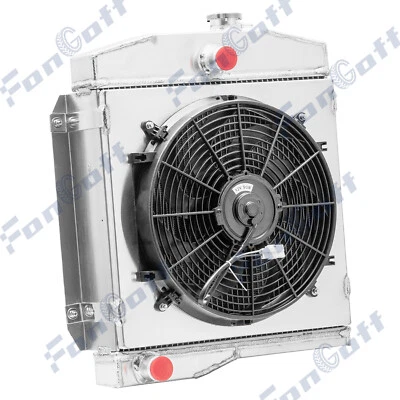 3-Row Radiator Shroud Fan For 1959-71 Jeep CJ3 CJ5 CJ6 2.2L 3.7L 4.2L 5.0L MT,US Foto 1 de 4