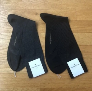 NWT Ermenegildo ZEGNA Lot Of 2 Pairs Mid Calf Cotton Socks Made In Italy - Picture 1 of 5