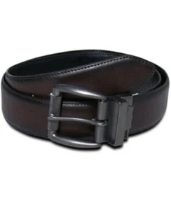 LEVIS REVERSIBLE LEATHER LOGO BELT BROWN BLACK MENS SIZE 32 NEW WITH TAGS - Picture 1 of 4