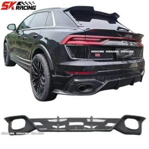Kits de carrocería difusor de parachoques trasero de fibra de carbono real para Audi RSQ8 2020-2024 - Imagen 1 de 9