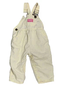 Osh Kosh B'gosh overall usa Girls flower yellow Genuine Kids Oshkosh SIZE 18M - Picture 1 of 9