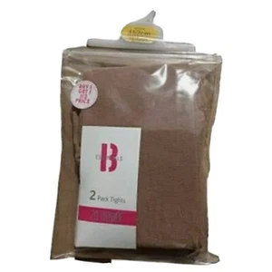 2 packs EX BHS Girls 7-8yrs to 15-16yrs school tights 20 Denier colour Natural - Picture 1 of 3