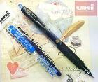 5 pens + 10 refills uni-ball signo 207MICRO pen &amp; UMR-85 refill BLUE ink + GIFT