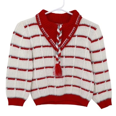 Suéter Tejido Miss Judyanna Niñas S Blanco Único Twee Retro Scandi De Colección Foto 1 de 4