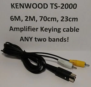 Kenwood TS-2000 VHF/UHF Amplificador Tecla Relé Cable 6M 2M 70cm 23cm DOS bandas - Imagen 1 de 1